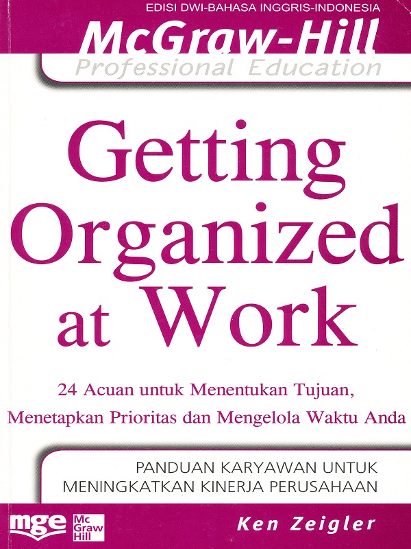 Getting Organized at Work/Zeigler